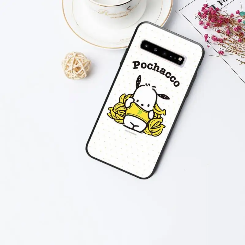 

Cute Dog Pochacco Phone Case For Samsung A51 A50 A71 Silicone Soft Case Cover For Galaxy Note 20 Ultra 8 9 10 Plus