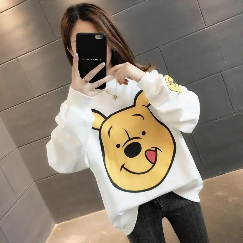 

Korean Style Women 's Clothing New Autumn Clothes Loose Thin Mid-Length Sweatshirt
