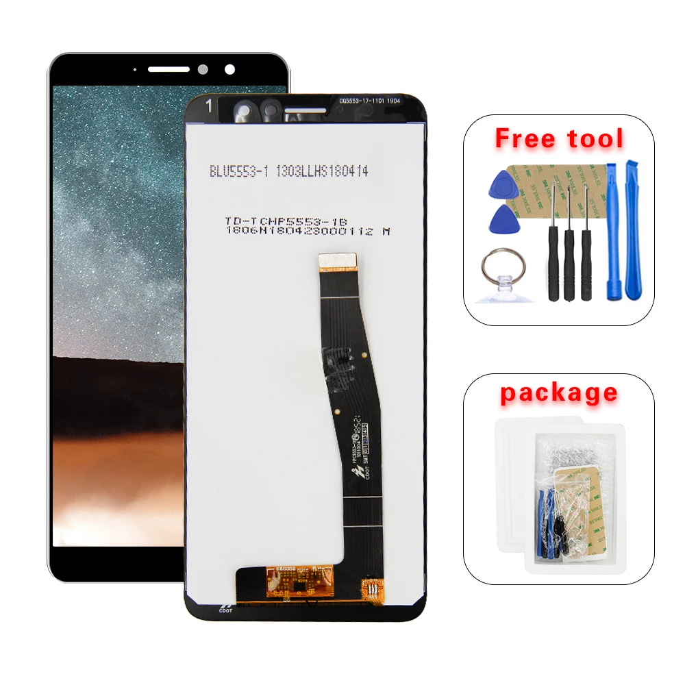 Для Alcatel 5008T 5008D 5008Y ЖК-дисплей дигитайзер Сенсорная панель экран в сборе для Alcatel 1X5008 lcd
