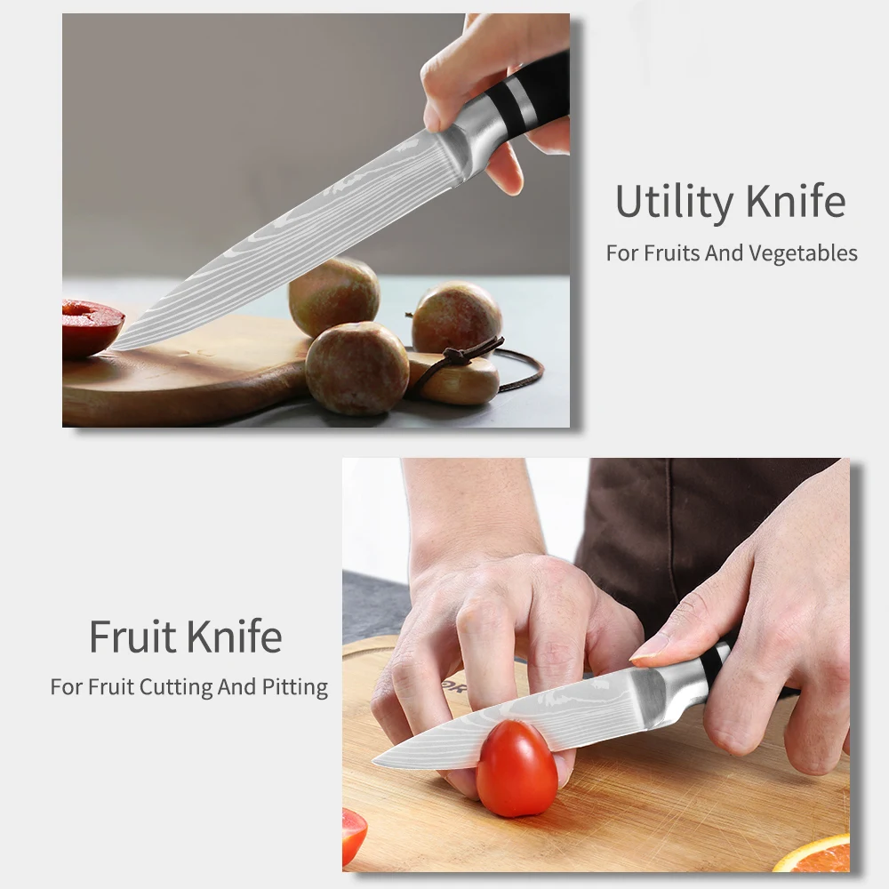 XYj набор кухонных ножей из нержавеющей стали профессиональный нож 8 'ɷ'' 6