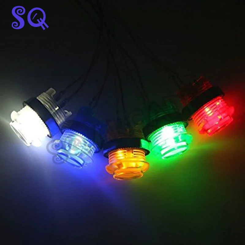 

1pc free shipping DC5V micro push button led flashing switch crap in transparent mini buttons