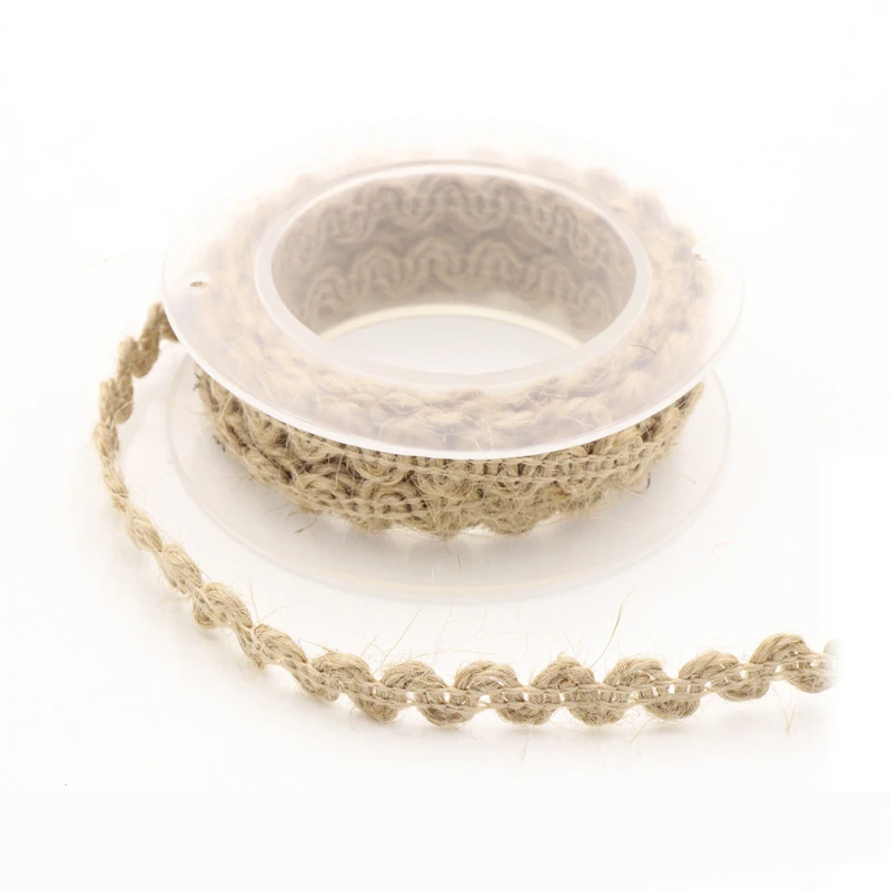 Винтажная плетеная веревка из натурального гессийского джутового шпагата 2 м для