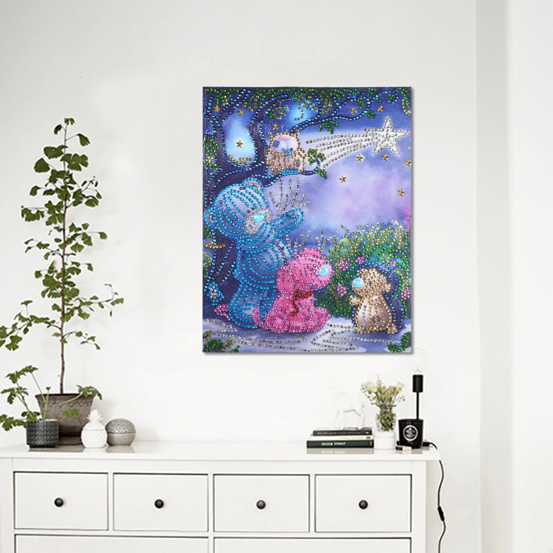 Алмазная живопись наборы для вышивки крестиком рисунок медведя 5D алмазная