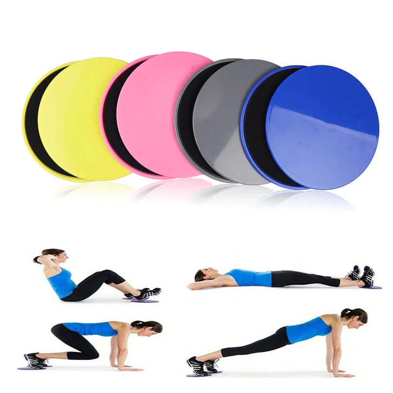 

1pair Gliding Discs Slider Fitness Disc Exercise Sliding Plates Abdominal Core Muscle Training Yoga Sliding Home Gym Equipment