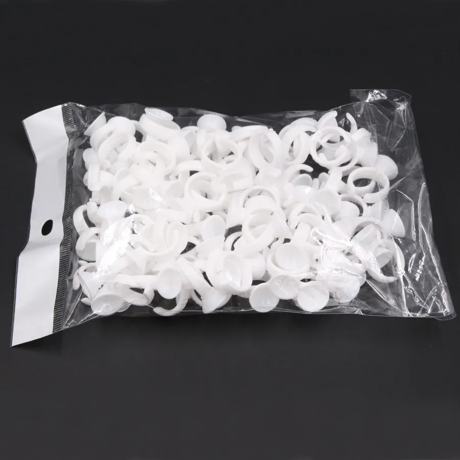 

100Pcs Disposable Accessories Plastic Pigment Container Caps Tattoo Ink Cups For Permanent Tattoo Makeup Eyebrow Makeup