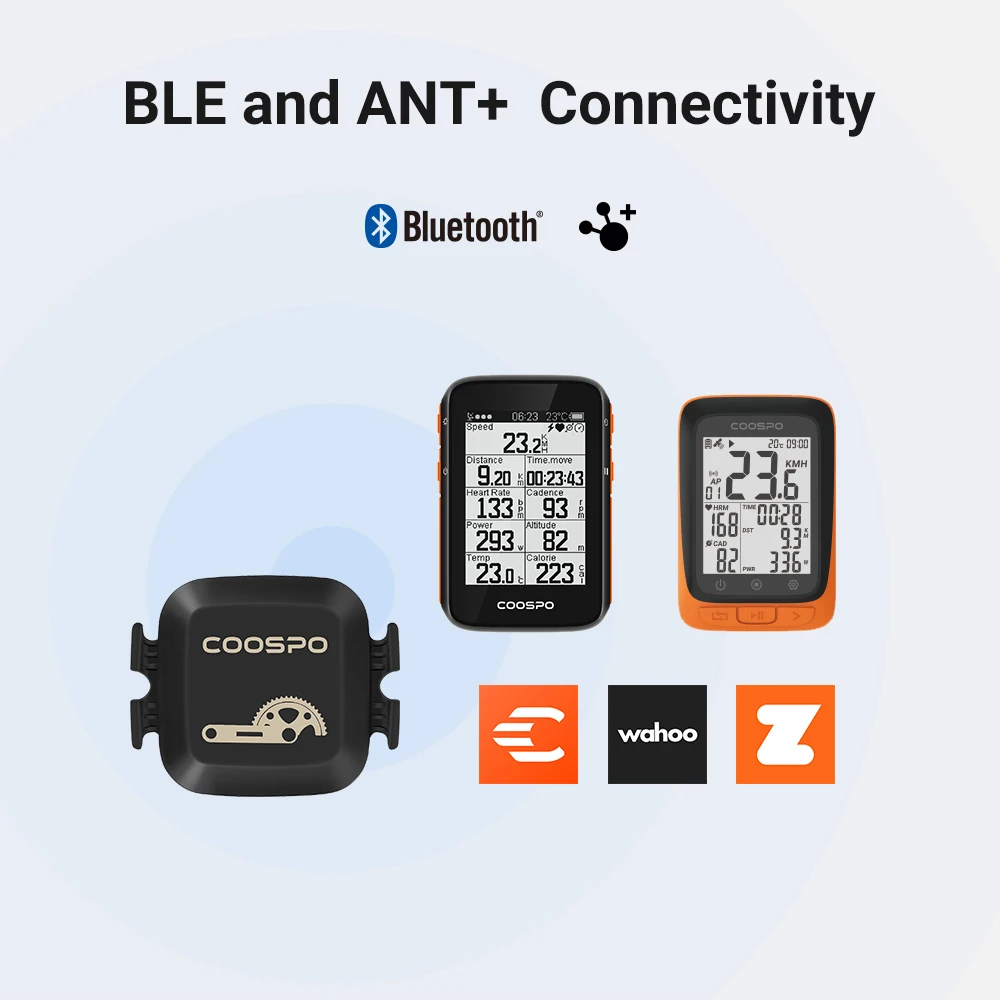 Датчик частоты вращения педалей CooSpo датчик оборотов в минуту Bluetooth и ANT + для