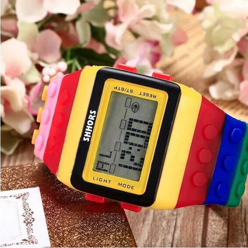 

Luxury Watches Colorful Digital Wrist Watch Waterproof Sport Wristwatch Dual Display Watch Fashion Male Relogio Masculino#0218