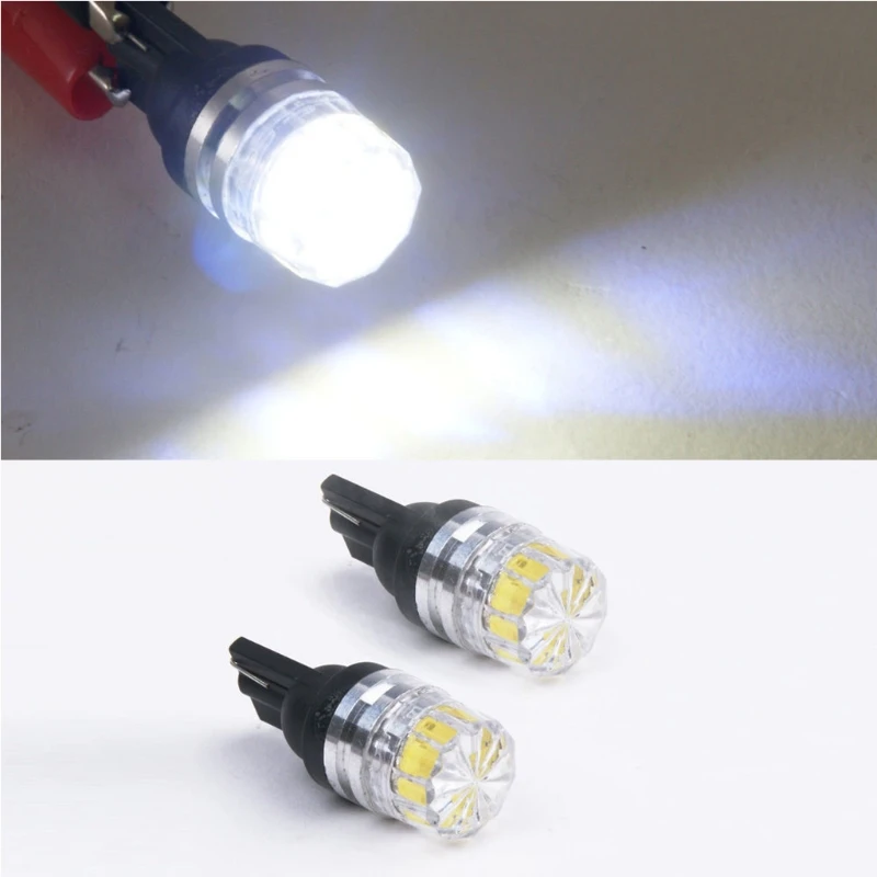 1X Белый T10 5050 5 SMD СВЕТОДИОДНЫЙ автомобильные боковые задние фонари лампы Новый 964B