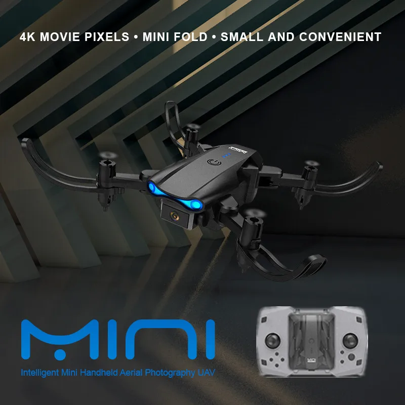 Мини-Квадрокоптер с дистанционным управлением Wi-Fi FPV двойная камера 4K HD 150 м |