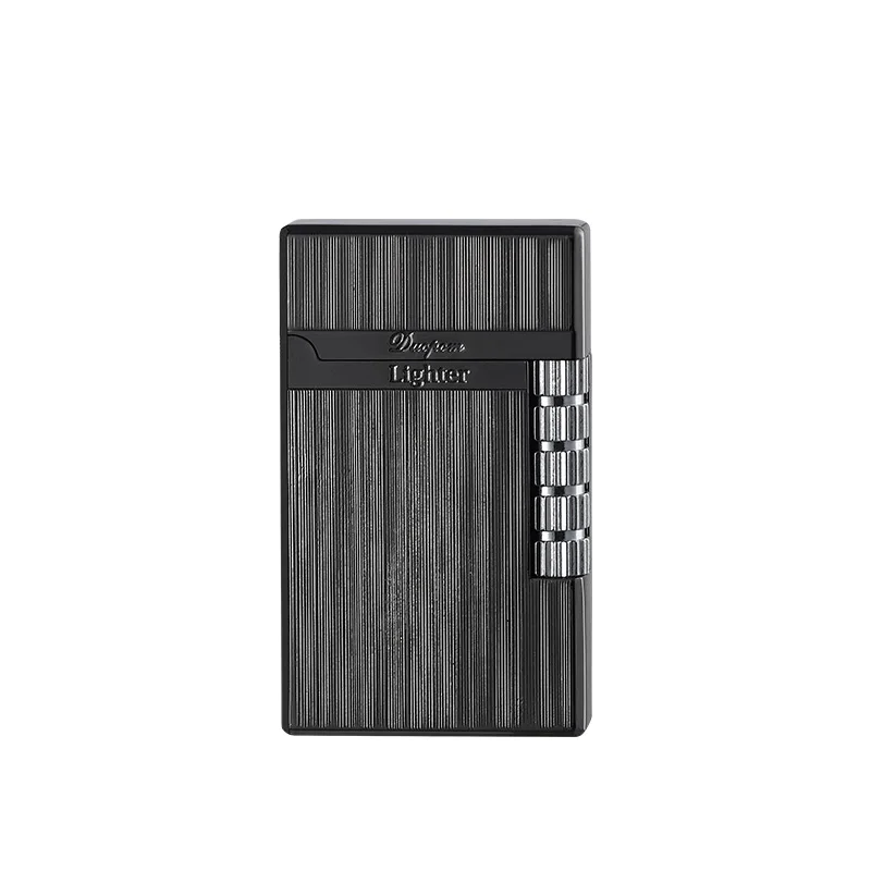 

Metal Cigar Smoking Lighters Cigarettes Accessories Flint Gas Lighter Square Side Slip Wheel Mini Lighters Firestone Loud