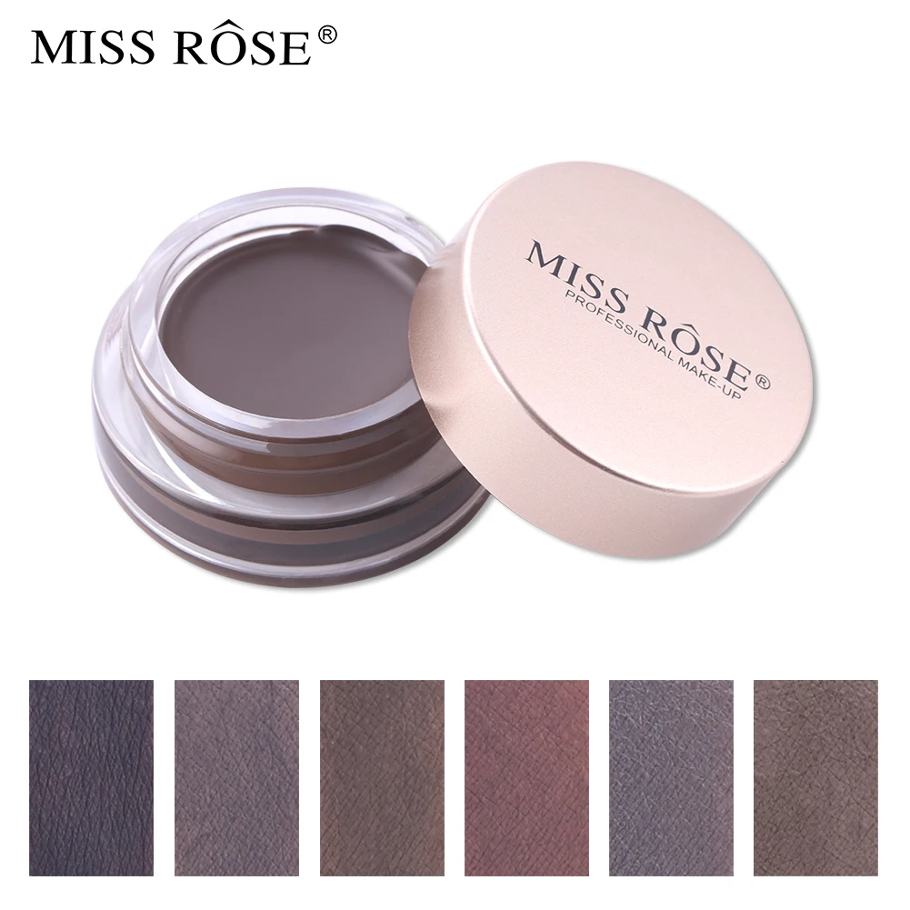 MISS ROSE 6 цветов гель для бровей Водостойкая тушь для бровей Тень для бровей стойкий для бровей энхансер для бровей TSLM1