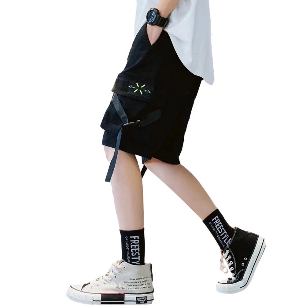 

2021 Men's Workwear Shorts Summer Thin Loose Sweatpants Casual Five Points Pants Overalls Shorts Jogger Shorts Running shorts