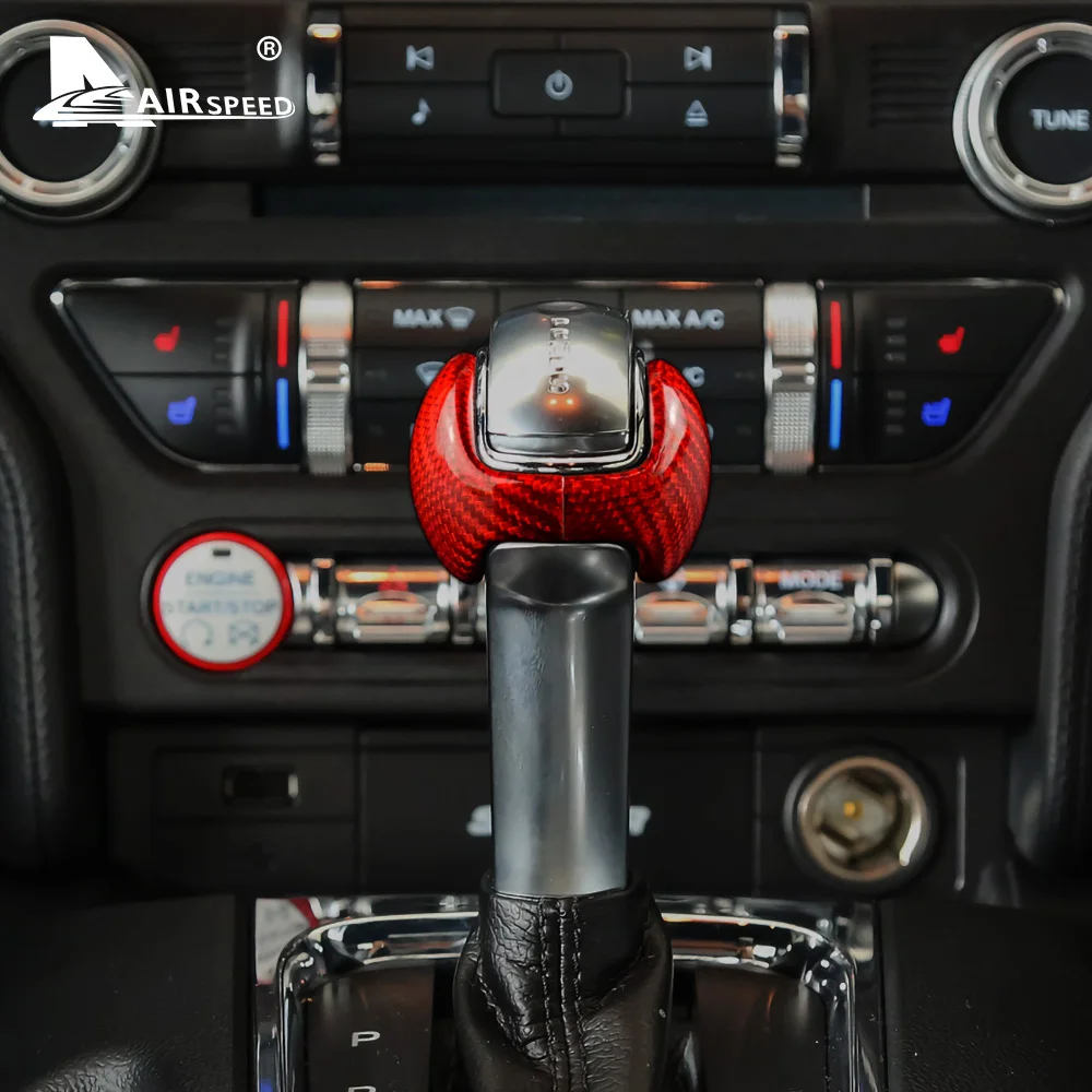 Наклейка из углеродного волокна Airspeed для Ford Mustang аксессуары 2015 2016 2017 2018 2019 чехол