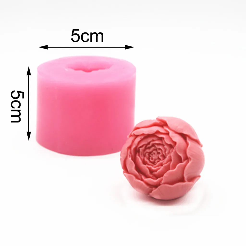 DIY Кристалл цветок Роза кремния 3D Мыло плесень украшение для торта шоколада форма