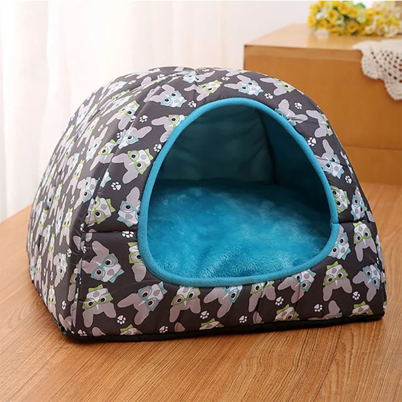 warm cat bed small dogs kittens house pet basket cushion cat sleeping pillow mat tent puppy lounger soft nest cave cats beds free global shipping