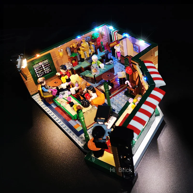 Креативный совместимый светильник LEGOe 21319 классика американская драма друзья