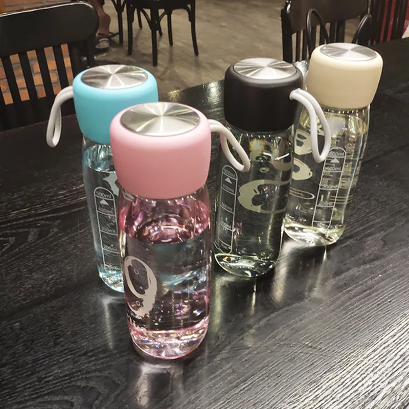 450 мл наружная бутылка для воды пластиковые герметичные спортивные бутылки