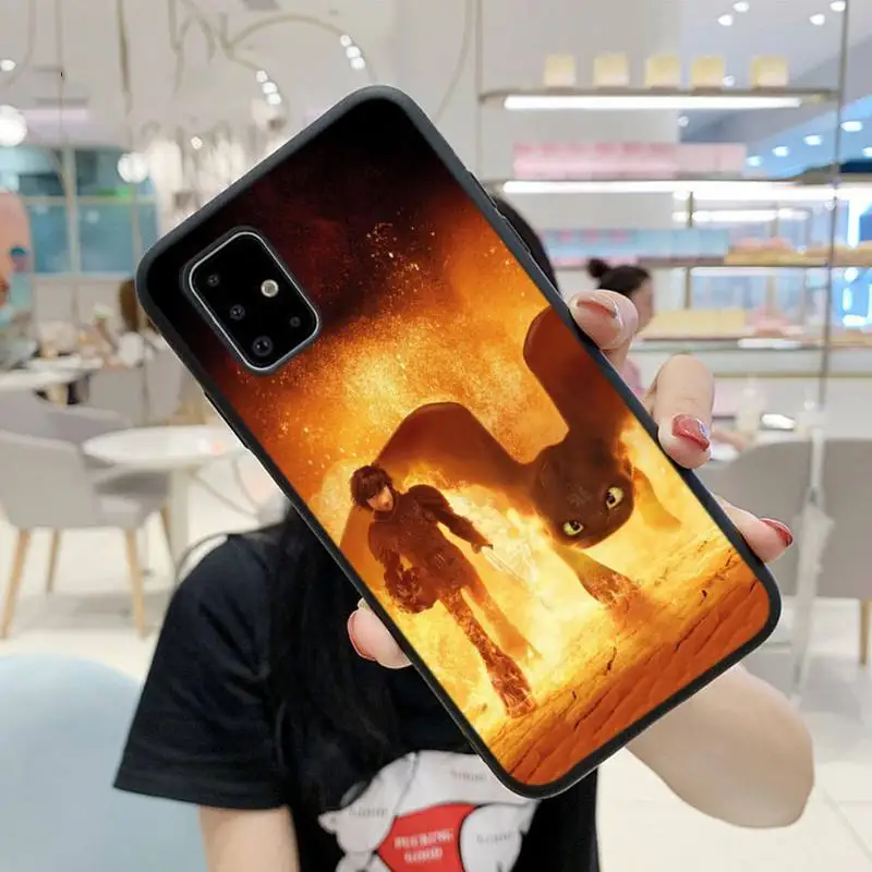 

ZFGHSHYQ Cartoon Train Your Dragon Phone Case For Samsung S9 10 20Plus Note 7 8 9 10 10plus Pro J8 M30 31
