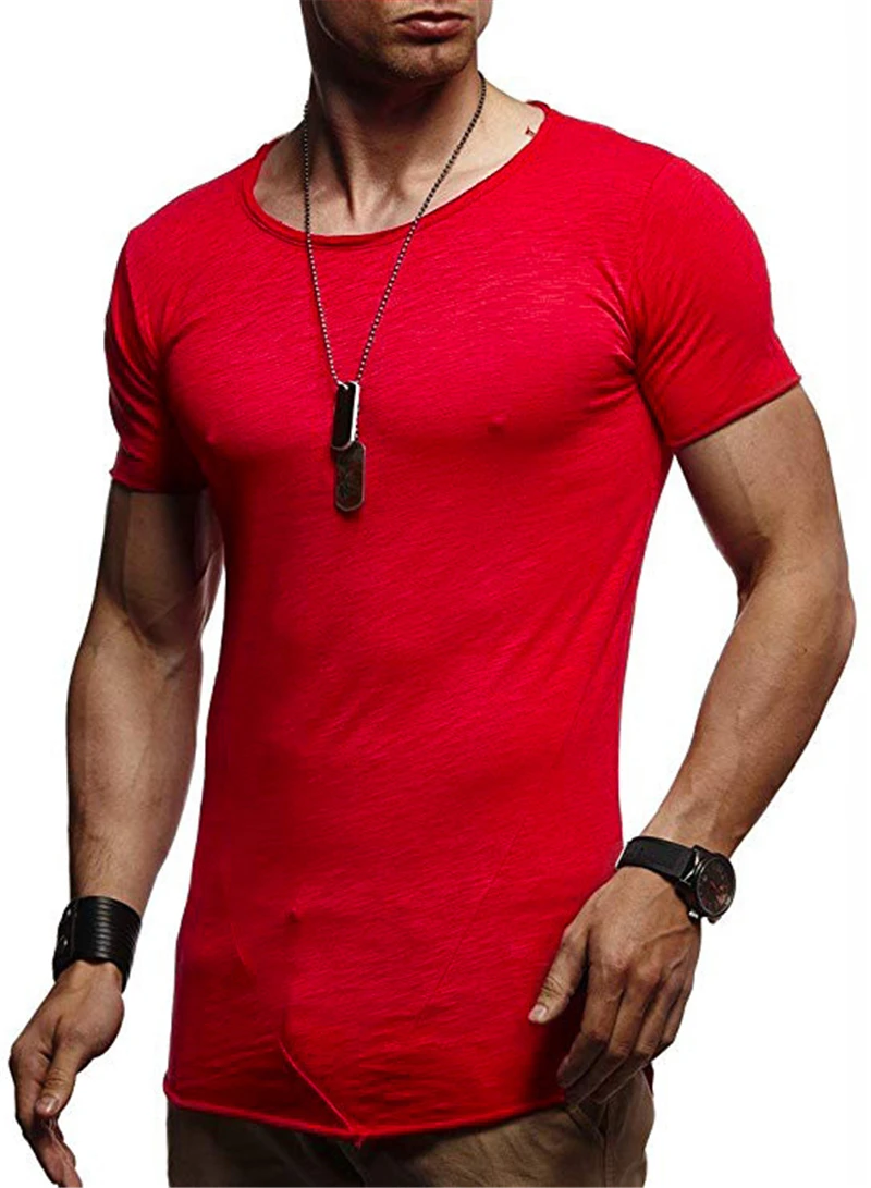 Летняя мужская повседневная футболка уличная одежда мужские свободные футболки