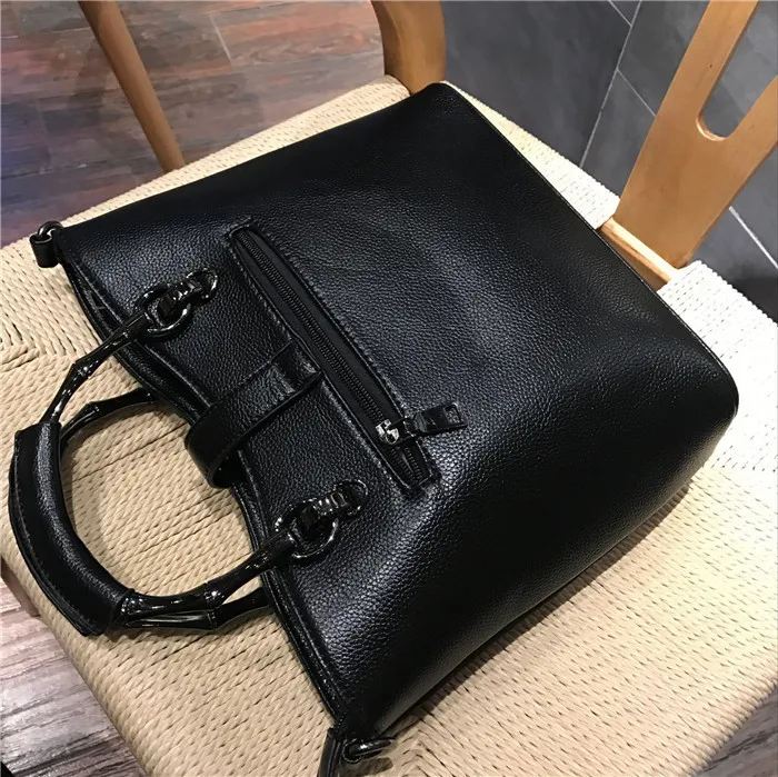 Horse Hair Rhinestone Woman Handbag Genuine Leather Totes Diamond Shoulder Bag Anti-theft Lock Buckle Winter Fur Bags New