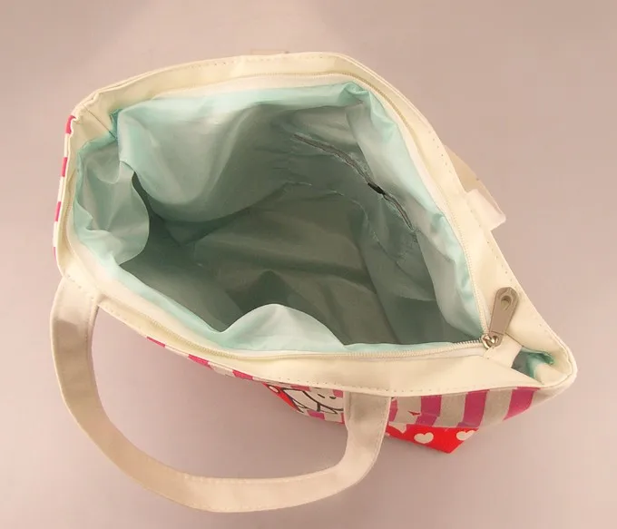 

New cartoon cute shopping bag canvas bag printed shoulder bag convenient female bag yey-21011410