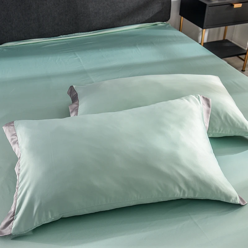 Liv-Esthete роскошный Шелковый зеленый комплект постельного белья для дома