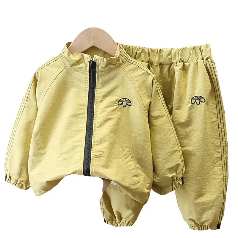 

Spring Boy Tracksuit Clothing Set New Casual Fashion Active Coats + Pant Kid Children Baby Toddler Boy Clothing