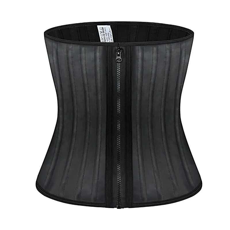 Моделирующий пояс на молнии корсет для талии латексный Корректирующее белье под