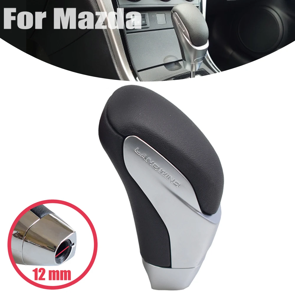 

Leather Shift Gear Knob Lever Gaitor Automatic Transmission For Mazda 3 5 6 8 for MX-5 for CX-5 CX-7 CX-9