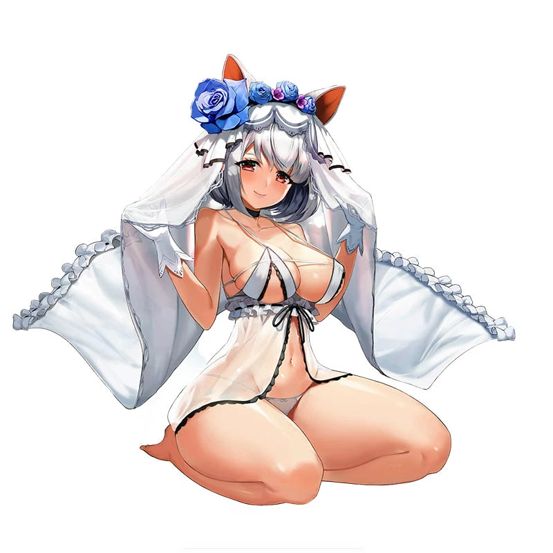 

Uniform Hentai Sexy Girl Video Games Car Sticker for Bumper Window Computer Notebook Cover Scratches Decoration KK15x15cm