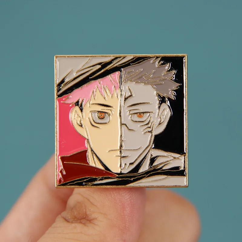 

Collections Japanese Anime Icons Jujutsu Kaisen Enamel Pin Brooches clothes Backpack Collar Badge Lapel Pin Jewelry Gifts