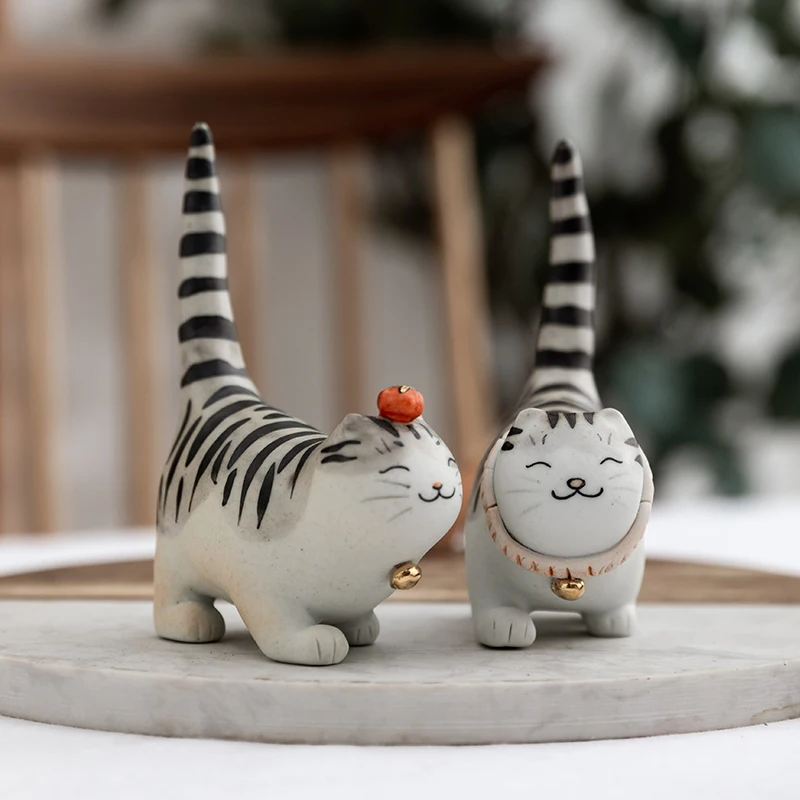 

Аксессуары для японских кошек керамические украшения креативные милые подарки для друзей на день рождения статуи украшения для дома AC50HC