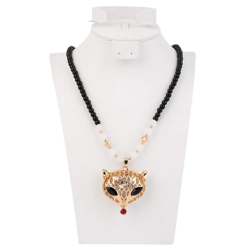 St.kunkka Ceramic Beads Statement Necklaces For Woman Round Long Sweater Chain Pendants Chokers Collar Ethnic Jewelry |