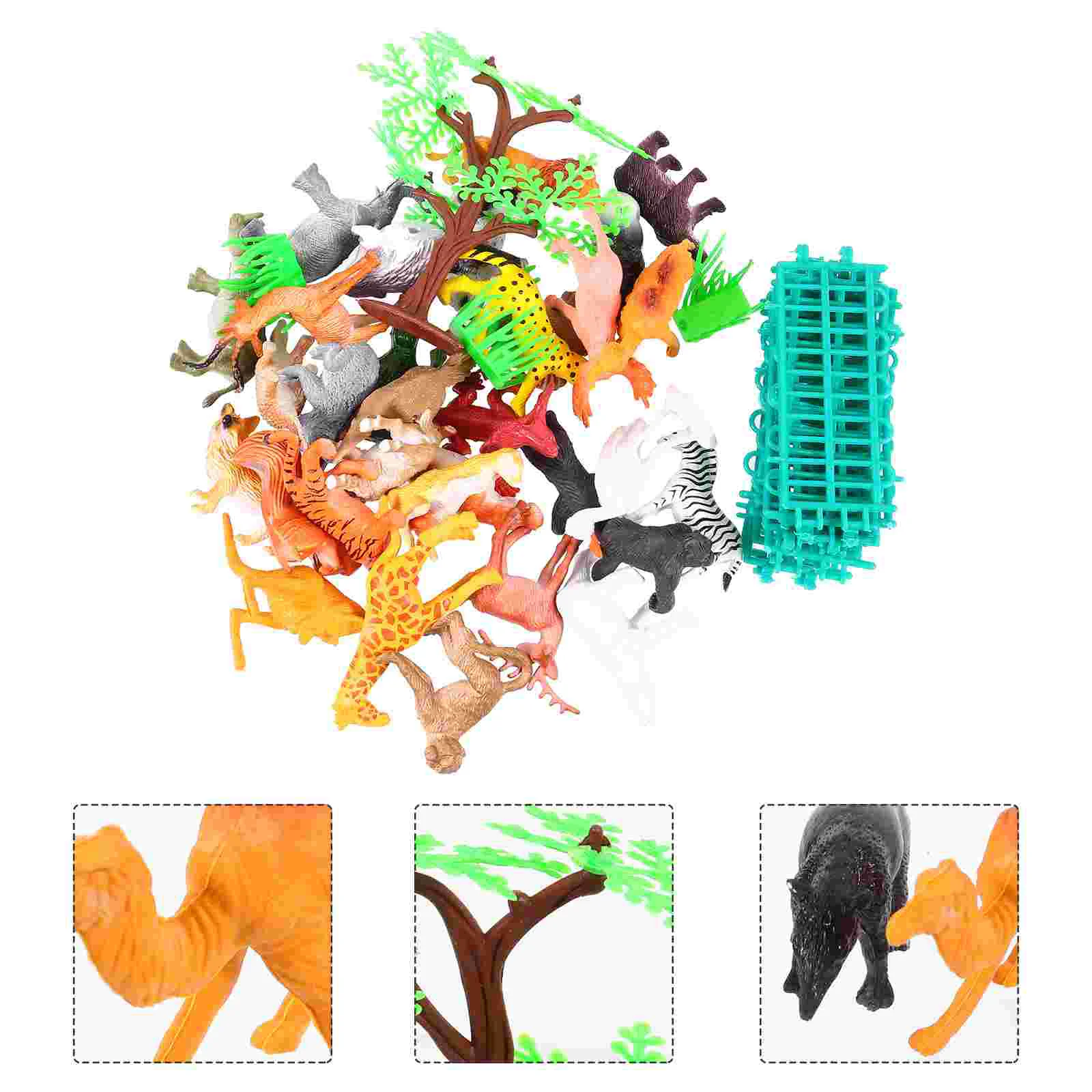 

Реалистичные фигурки животных из зоопарка, 1 комплект