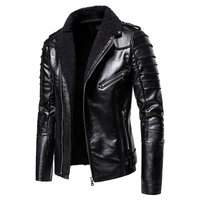 2021 brand autumn winter foreign trade european and american mens jacket youth stand collar punk motorcycle leather coat