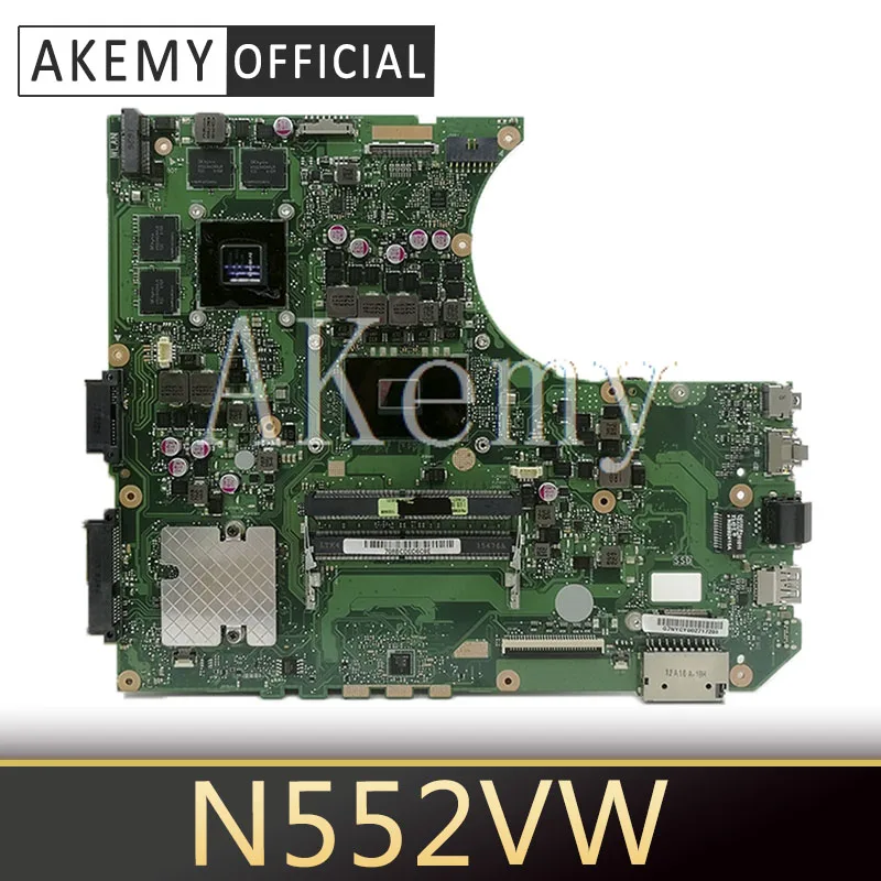 N552VW материнская плата для ноутбука For Asus VivoBook Pro N552VX N552V оригинальная HM170 I7-6700HQ