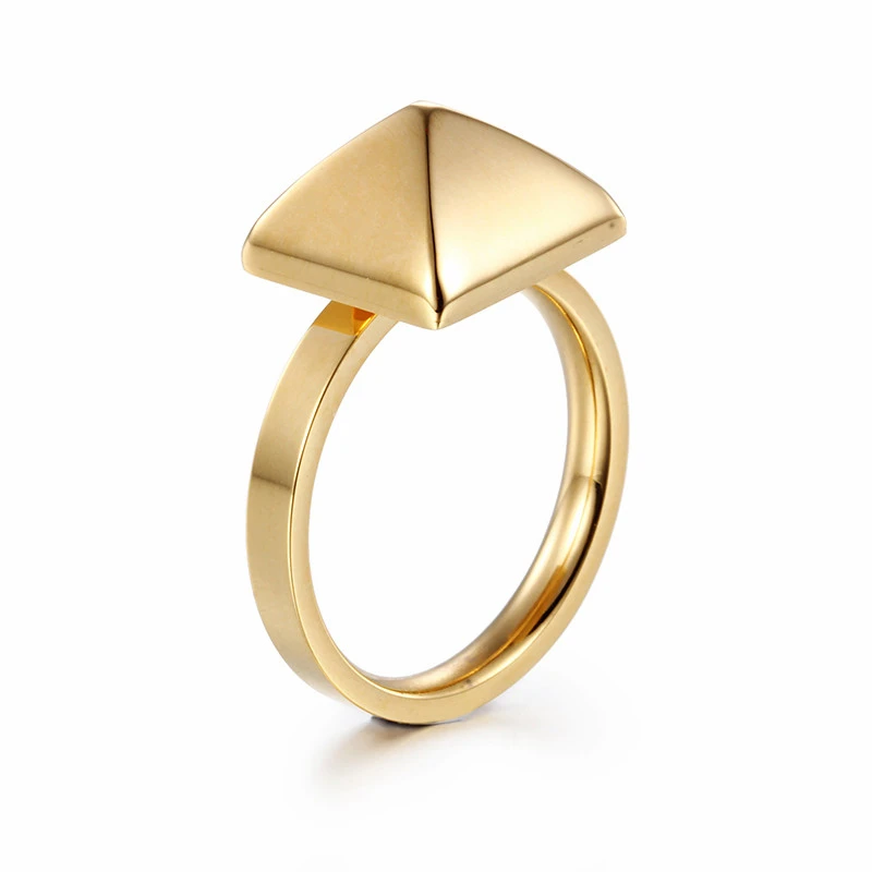 Новые ювелирные изделия Дубай золотые обручальные кольца из нержавеющей стали