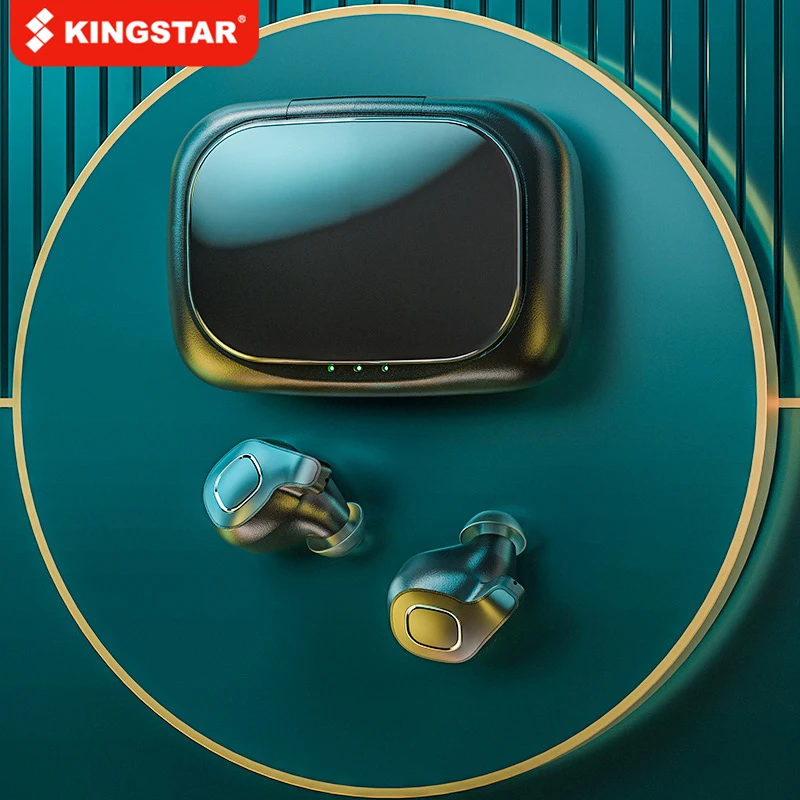 

KINGSTAR F8 Wireless Earphones Bluetooth Headphones Sports Waterproof Gaming Headset with Microphone Stereo TWS In-ear Earbuds