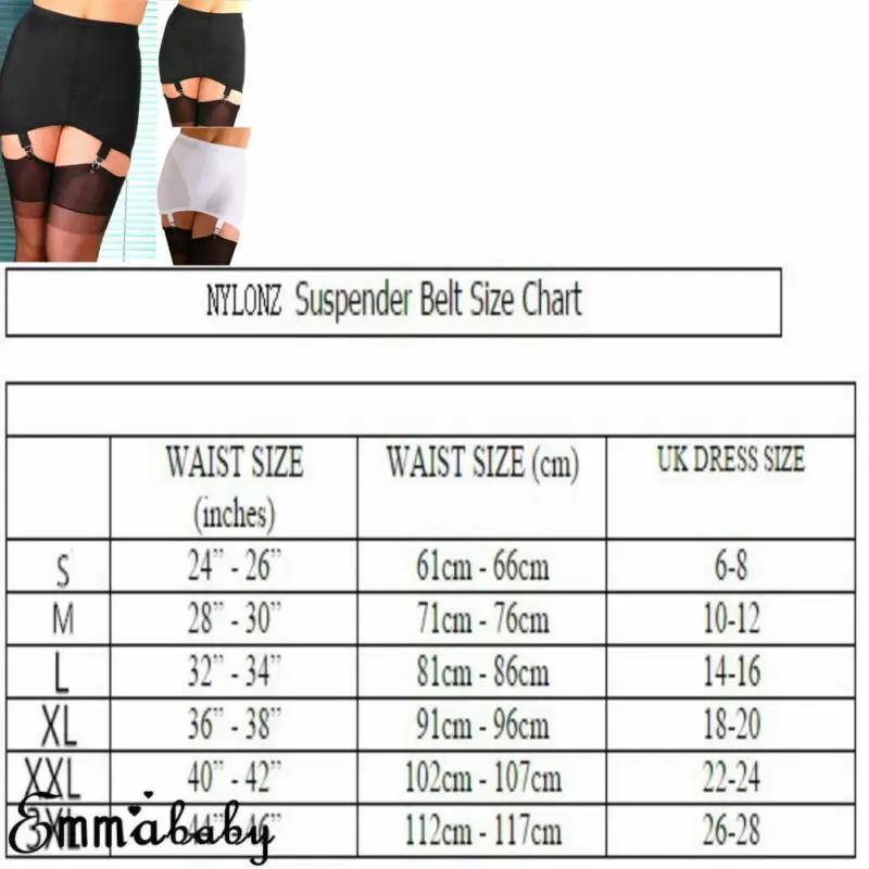 

Women High Waist Skirt Garter Belt 4 Claw Metal Wide Straps Suspenders Belt stocking suspender Femmen Lady Sexy Garters S-2XL