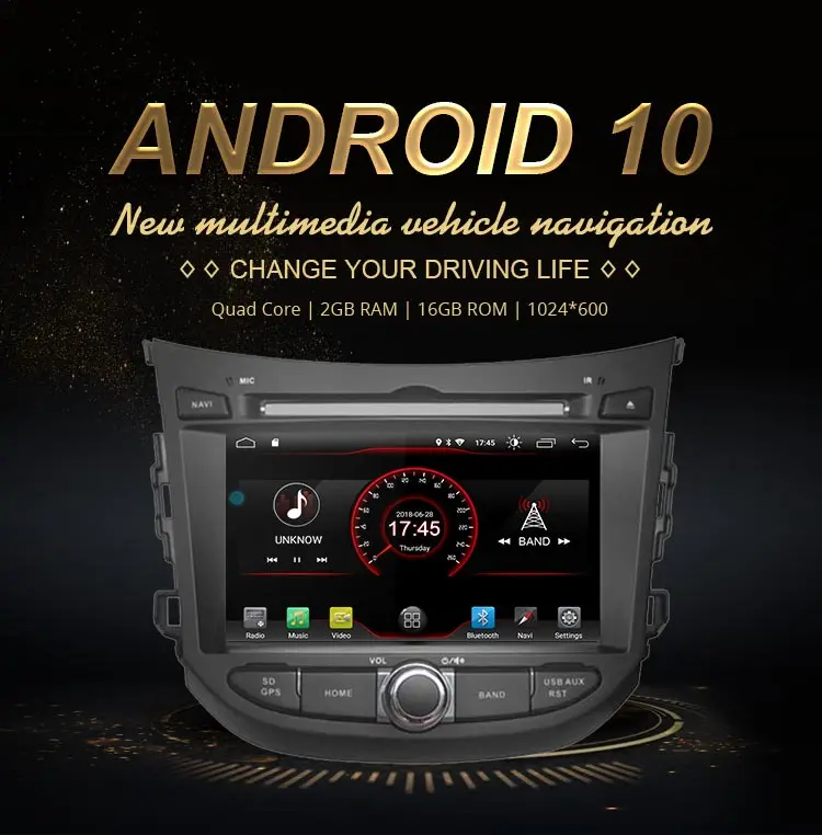 JDASTON 7 дюймов Android 10 автомобильный dvd-плеер для HYUNDAI HB20 Мультимедиа gps навигация 2 Din автомагнитола аудио стерео головное устройство Canbus