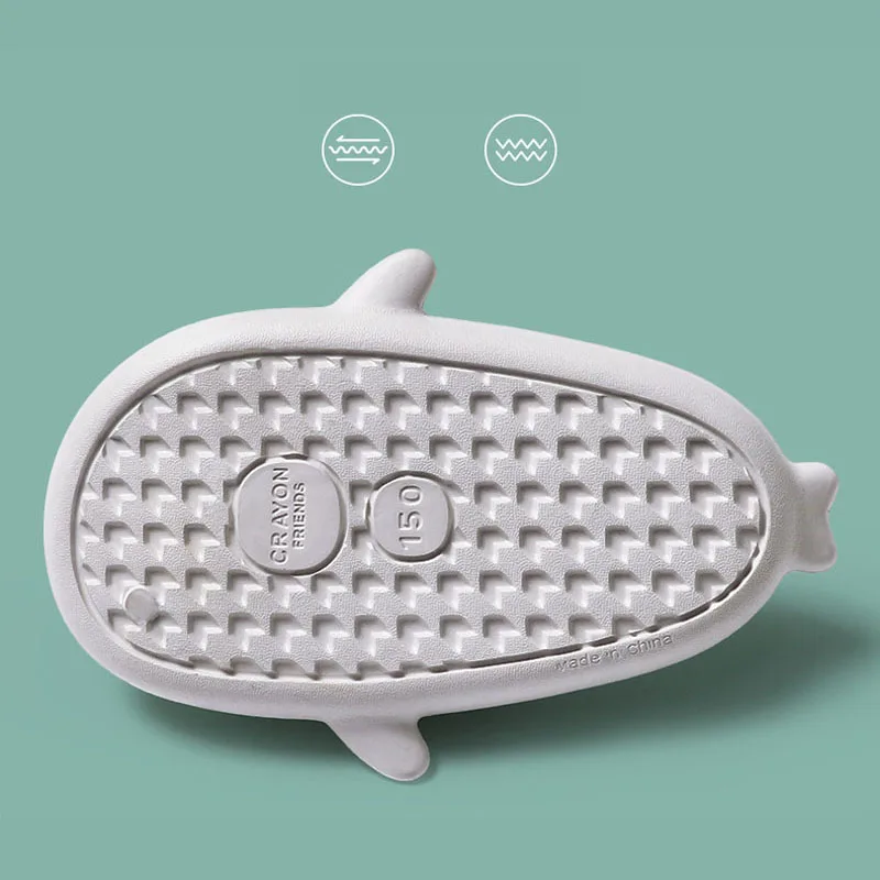 Детская летняя мягкая нескользящая подошва с мультяшными акулами | одежда и