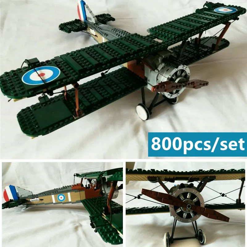 Эксклюзивный Sopwith Camel fit legglys коллекция 10226 серия игрушечных блоков наборы Кирпичи