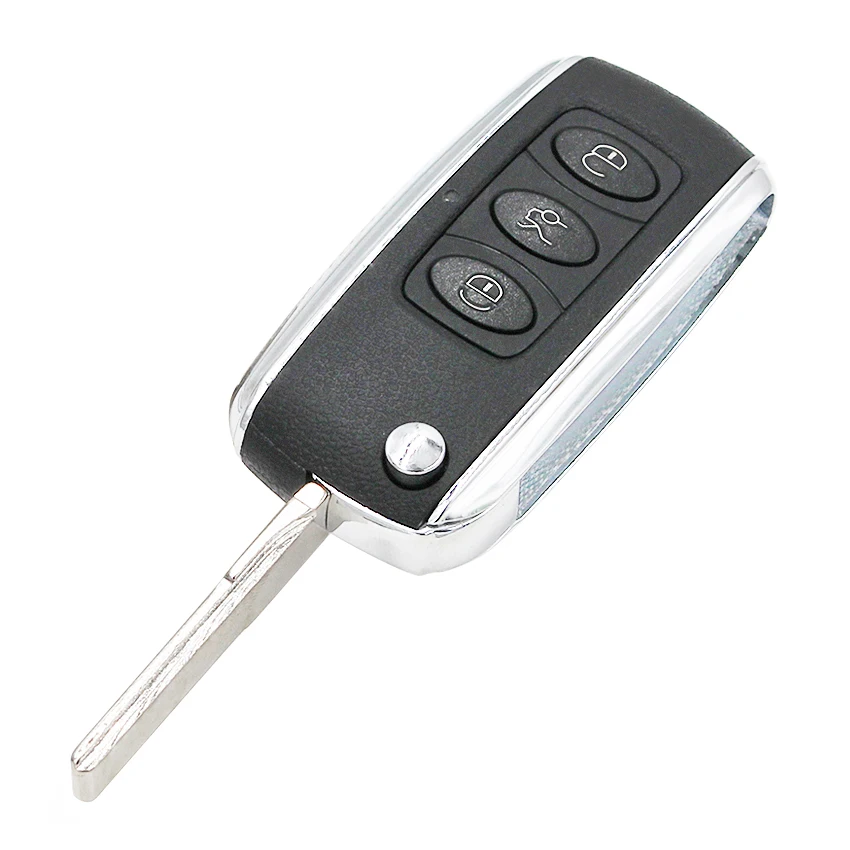 Серебристый боковой складной откидной 3 кнопочный Модифицированный Корпус для