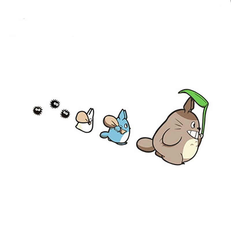 

Автомобильные наклейки для Tonari No Totoro, Стайлинг, аниме-комиксы, хеллафуя, автомобильные наклейки на окна, виниловые искусственные наклейки 18 ...