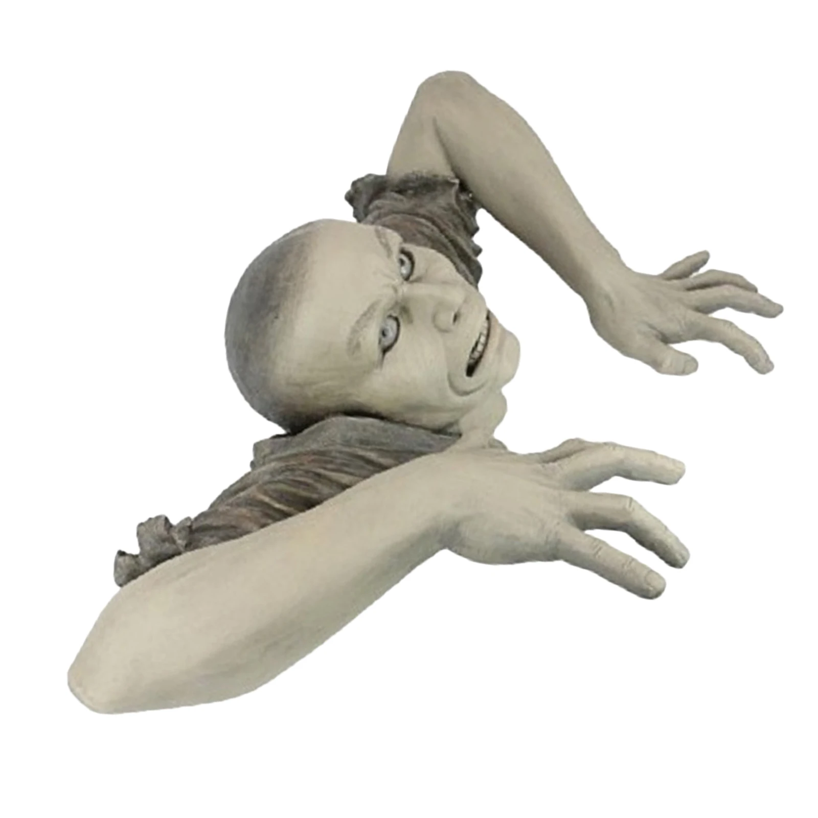 

1pc Zombie Sculpture Realistic Statue Halloween Decoration Ornament 20cm