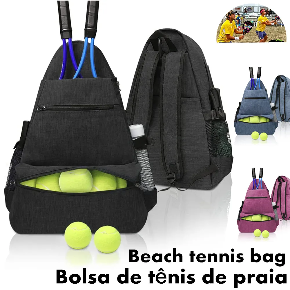 

Men's and women's tennis backpacks, beach tennis racket bags, can carry beach tennis rackets and other sports accessories