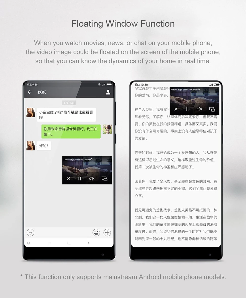 Оригинальная Xiaomi mi jia 1080P умная ip-веб-камера 130 градусов 2,4 г Wi-Fi 10 м инфракрасное ночное видение+ NAS mi c динамик mi Home Cam