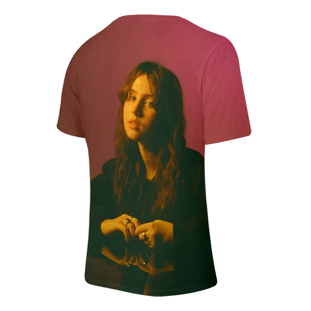 

2021 New Singer Claire Cottrill 3D Printed T-Shirt Man/women Fashion Causal Harajuku Round-neck Streetwear Oversize Top