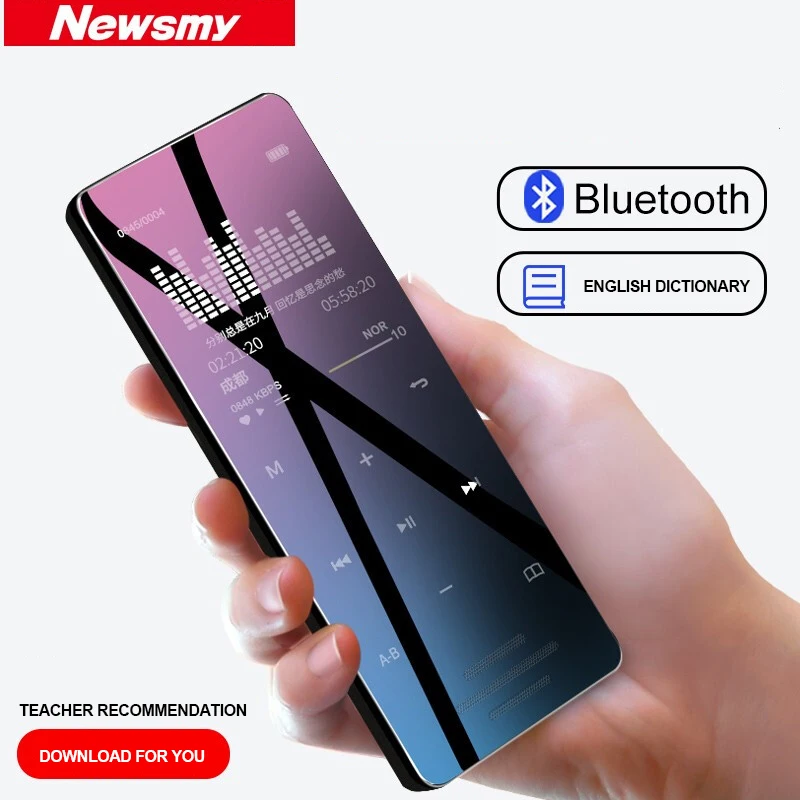 Тонкий чехол Newsmy A65 MP4 Player 8 Гб Walkman OTG электронная книга поддержка TF карты HiFi Loseless
