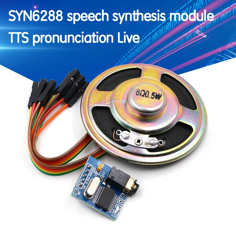 

SYN6288 speech synthesis module, text to speech, TTS pronunciation Live